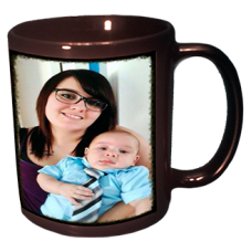 Tasse Photo en Céramique 11oz Noire