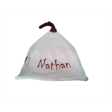 Bonnet Noué en Tricot de Coton Soyeux