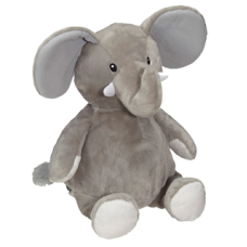 Éléphant 16'' Gris