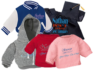 Build a Bear Embroidered Outfits