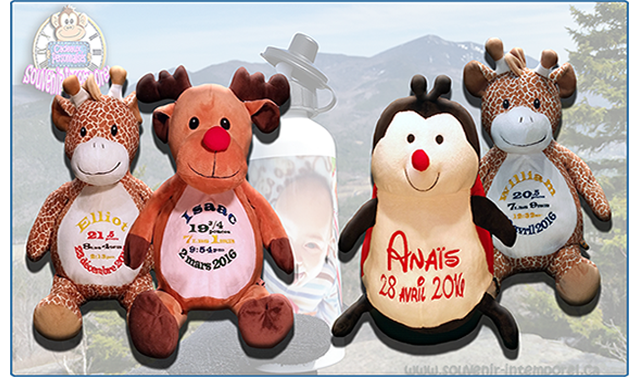 Embroidered Buddies - Personalized plush animals Embroidered Buddies - Personalized plush animals